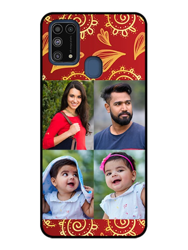 Custom Galaxy M31 Prime Edition Custom Metal Phone Case - 4 Image Traditional Design