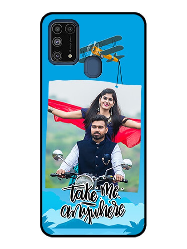 Custom Galaxy M31 Prime Edition Custom Metal Phone Case - Traveller Design