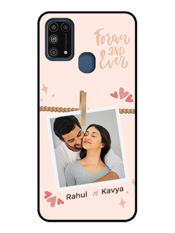 Custom Galaxy M31 Prime Edition Custom Metal Phone Case - Forever And Ever Love Design