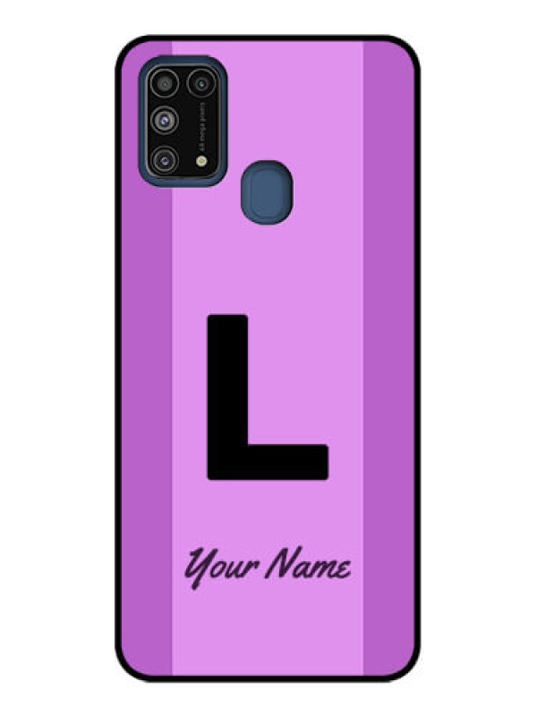 Custom Galaxy M31 Prime Edition Custom Metal Phone Case - Tricolor Custom Text Design