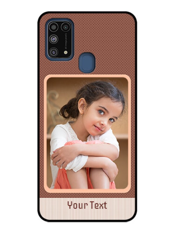 Custom Galaxy M31 Custom Metal Phone CaseSimple Pic Upload Design