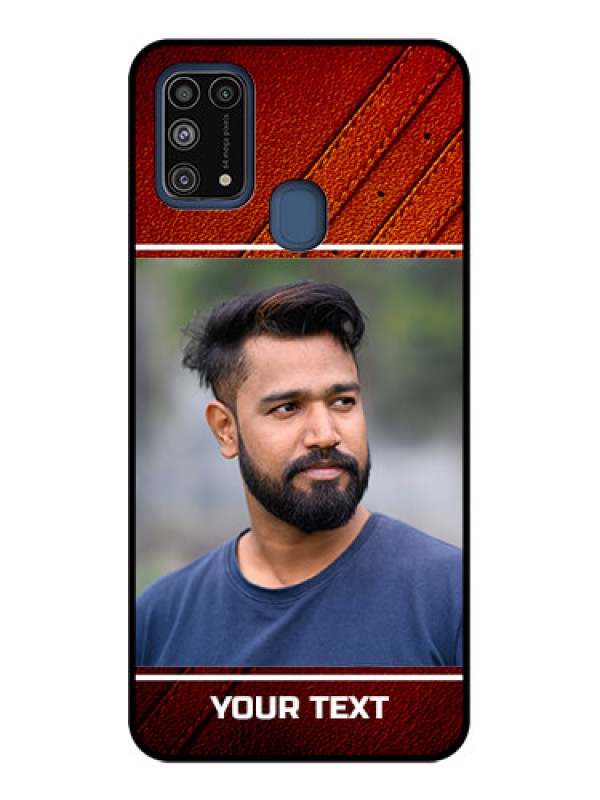 Custom Galaxy M31 Custom Metal Phone CaseLeather Phone Case Design