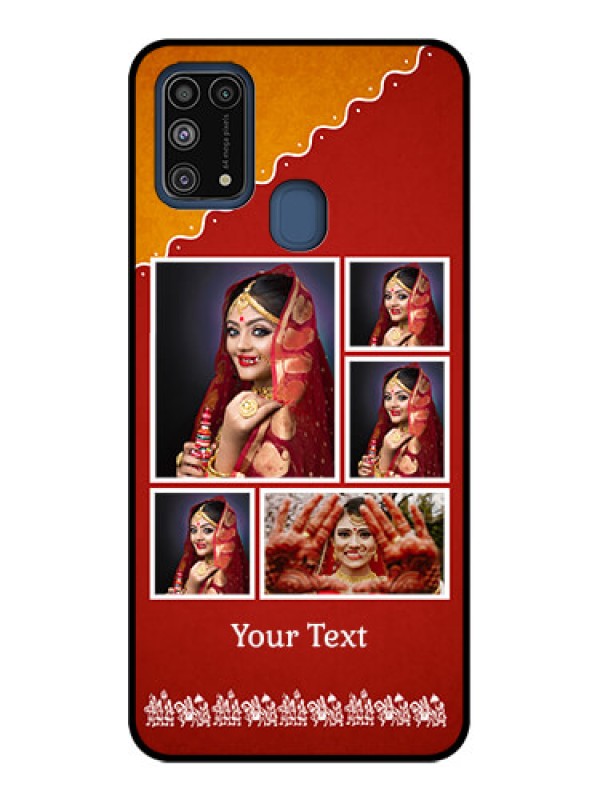 Custom Galaxy M31 Custom Metal Phone CaseWedding Pic Upload Design