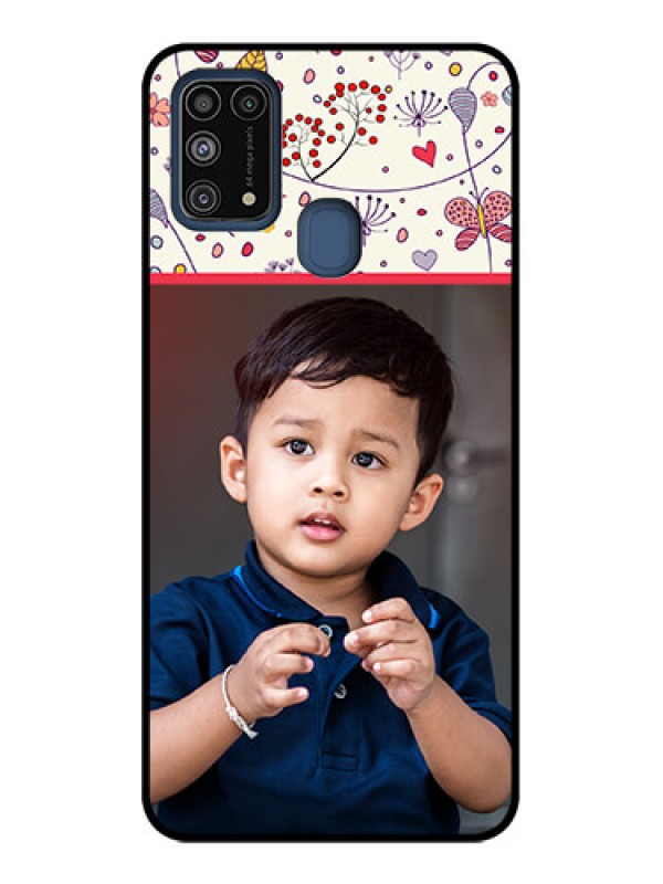 Custom Galaxy M31 Custom Metal Phone CasePremium Floral Design