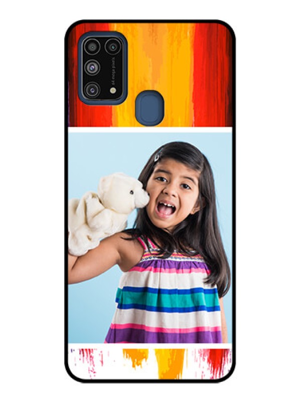 Custom Galaxy M31 Custom Metal Phone CaseMulti Color Design