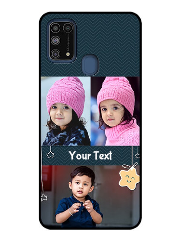 Custom Galaxy M31 Custom Metal Phone CaseHanging Stars Design