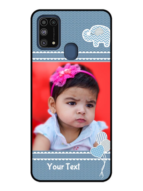 Custom Galaxy M31 Custom Metal Phone CaseWith Kids Pattern Design
