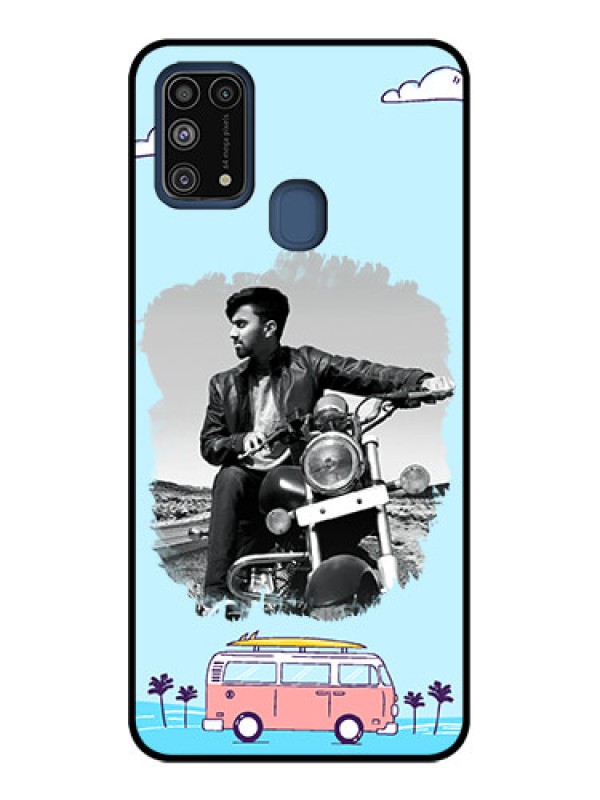 Custom Galaxy M31 Custom Metal Phone CaseTravel and Adventure Design