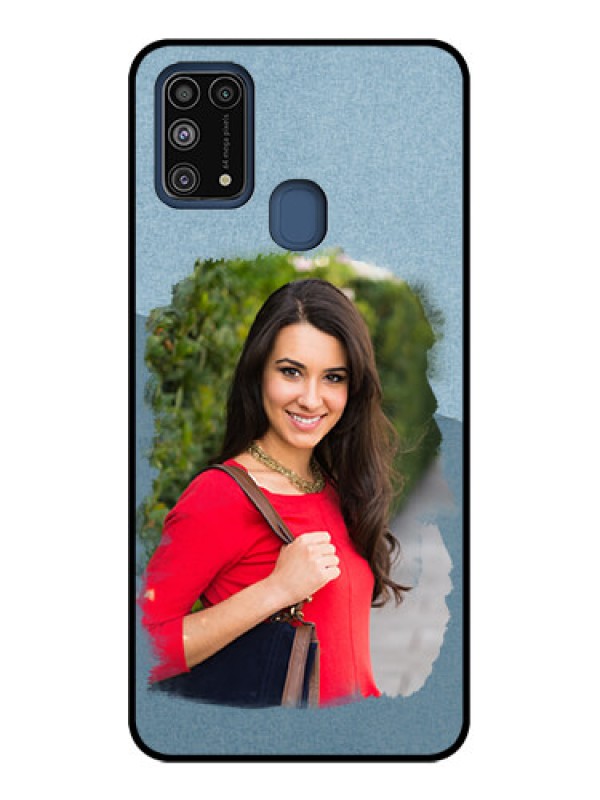 Custom Galaxy M31 Custom Metal Phone CaseGrunge Line Art Design