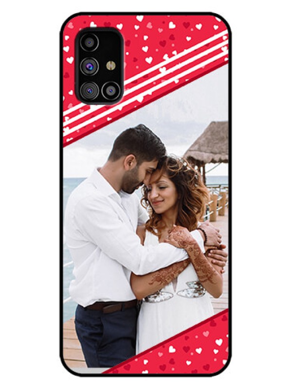 Custom Galaxy M31s Custom Metal Phone Case - Valentines Gift Design