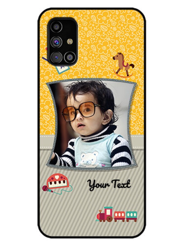 Custom Galaxy M31s Custom Metal Phone Case - Baby Picture Upload Design