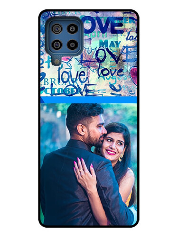 Custom Galaxy M32 4G Prime Edition Custom Metal Phone Case - Colorful Love Design
