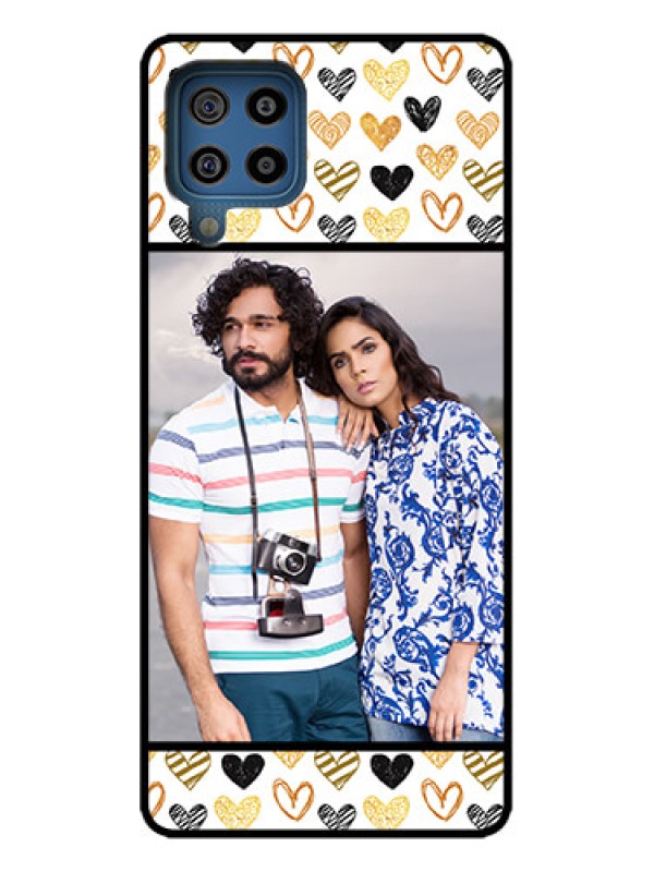 Custom Galaxy M32 4G Prime Edition Custom Metal Phone Case - Love Symbol Design