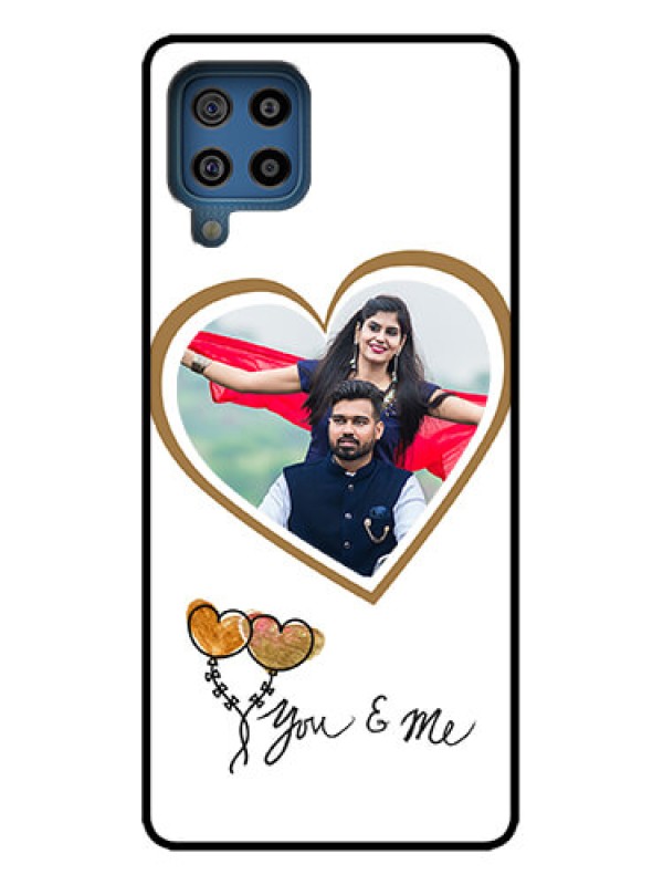 Custom Galaxy M32 4G Prime Edition Custom Metal Phone Case - You and Me Design