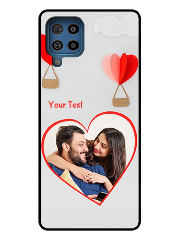 Custom Galaxy M32 4G Prime Edition Custom Metal Phone Case - Parachute Love Design