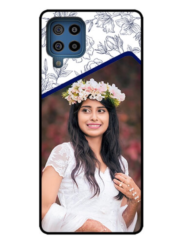 Custom Galaxy M32 4G Prime Edition Custom Metal Phone Case - Classy Floral Design