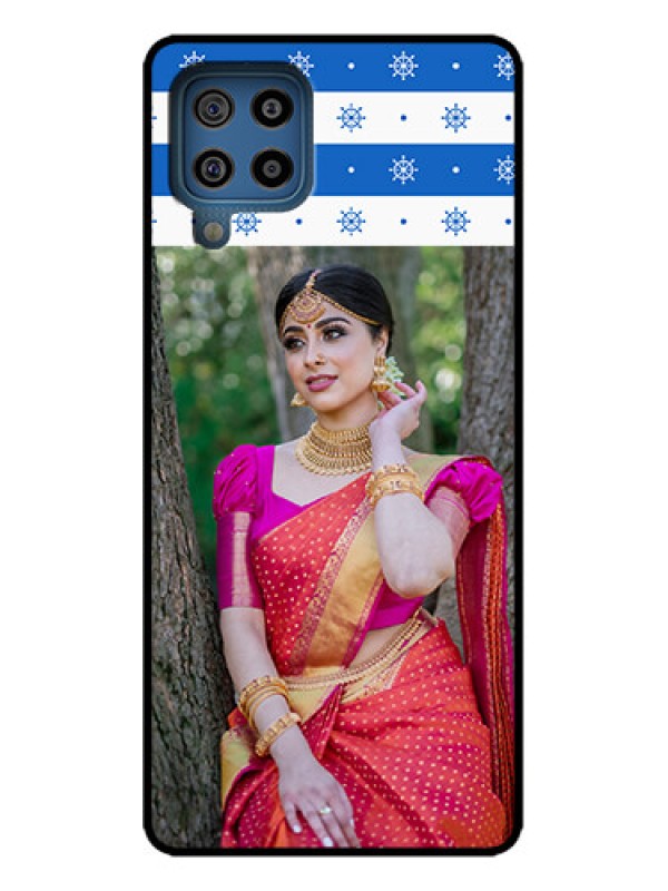 Custom Galaxy M32 4G Prime Edition Custom Metal Phone Case - Snow Pattern Design