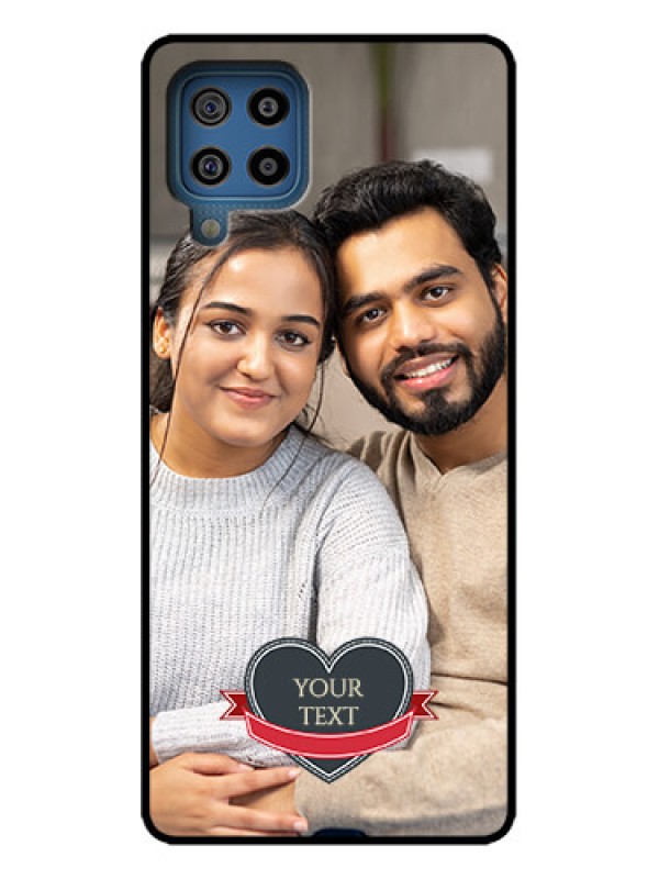 Custom Galaxy M32 4G Prime Edition Custom Metal Phone Case - Just Married Couple Design