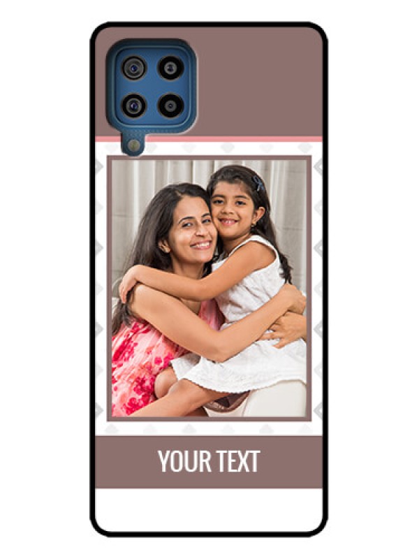 Custom Galaxy M32 4G Prime Edition Custom Metal Phone Case - Simple Diamond Design