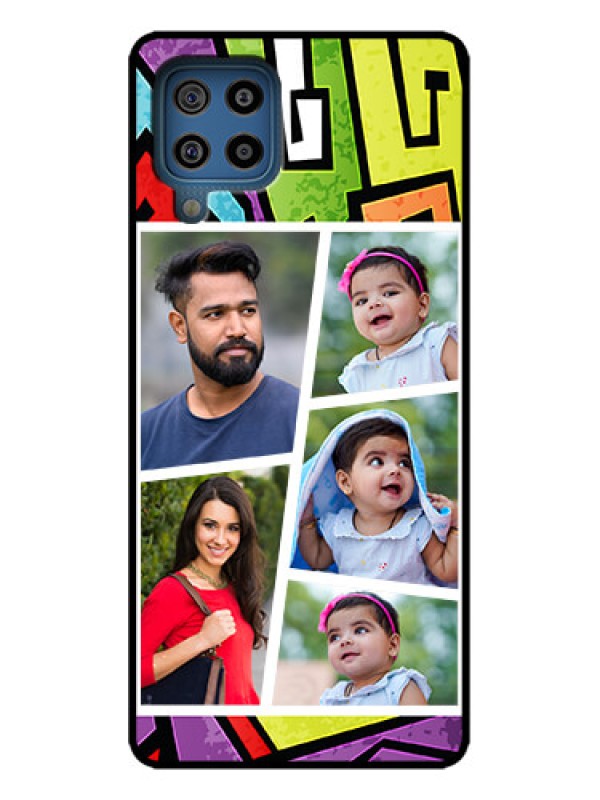 Custom Galaxy M32 4G Prime Edition Custom Metal Phone Case - Graffiti Pattern Design