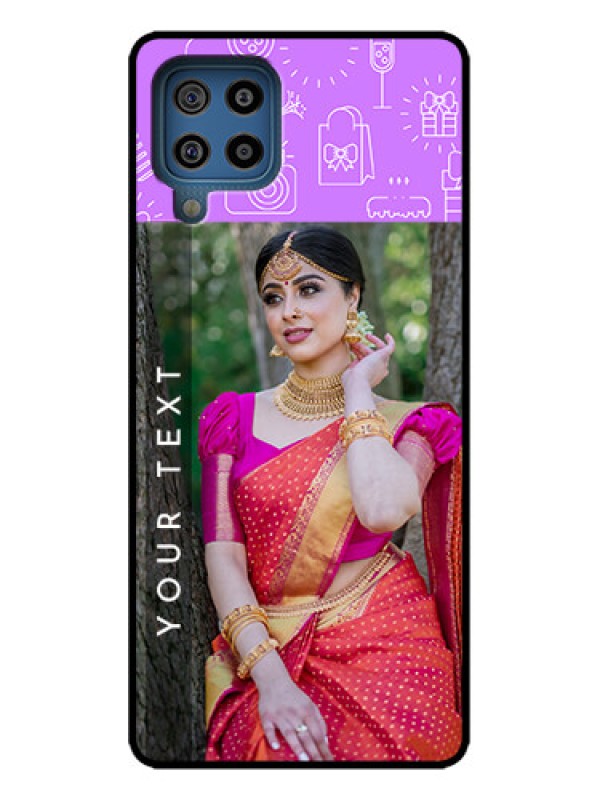 Custom Galaxy M32 4G Prime Edition Custom Metal Phone Case - Birthday Icons Design