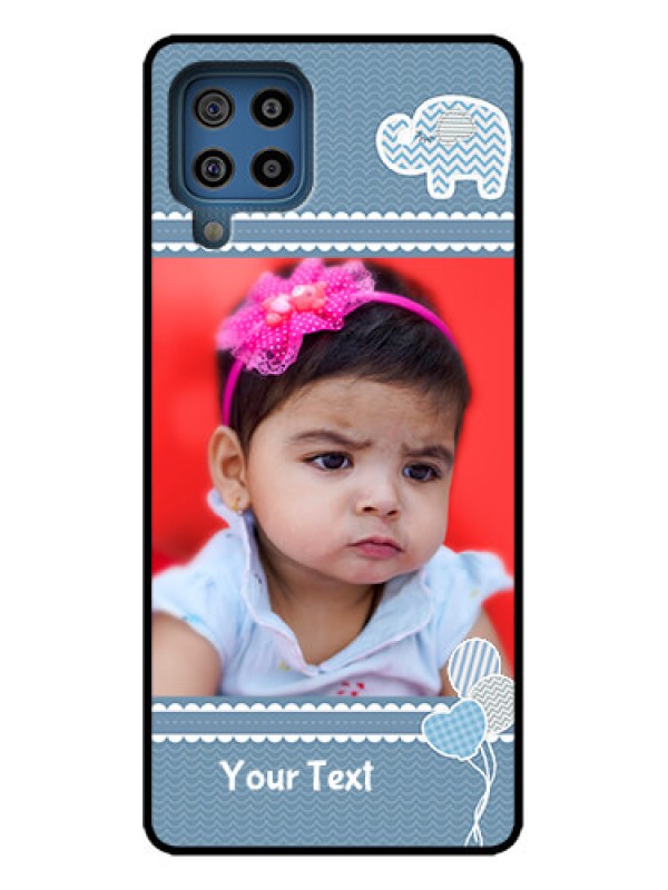 Custom Galaxy M32 4G Prime Edition Custom Metal Phone Case - With Kids Pattern Design
