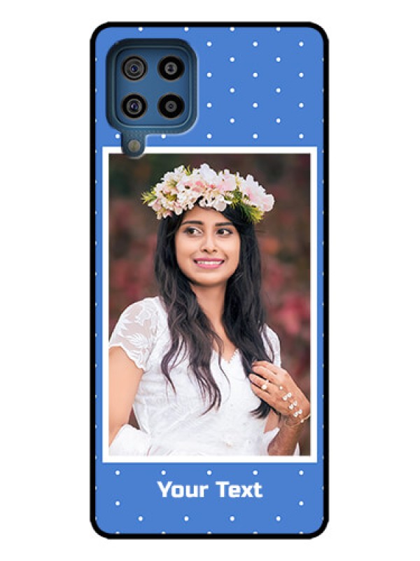 Custom Galaxy M32 4G Prime Edition Custom Metal Phone Case - Polka Dots Design