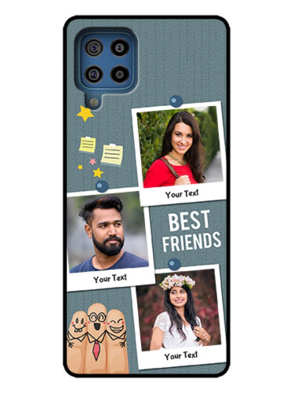 Custom Galaxy M32 4G Prime Edition Custom Metal Phone Case - Sticky Frames And Friendship Design