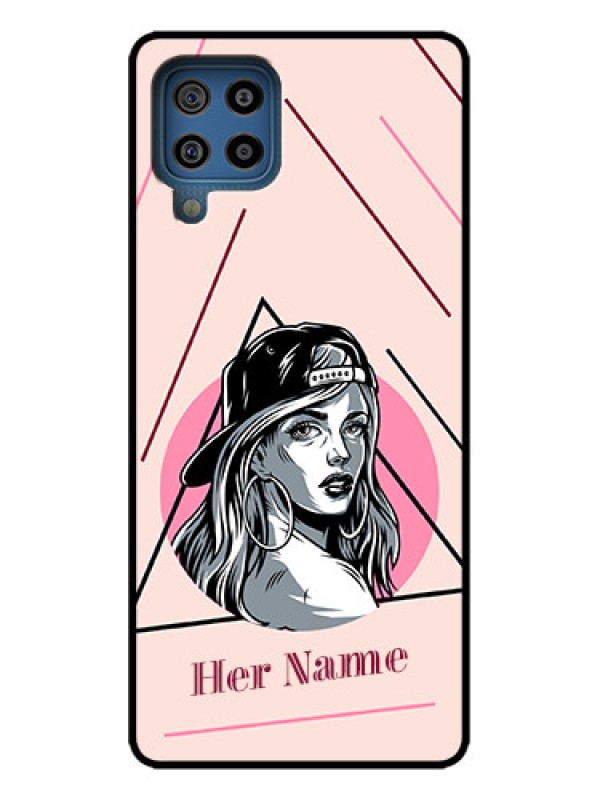 Custom Galaxy M32 4G Prime Edition Custom Metal Phone Case - Rockstar Girl Design