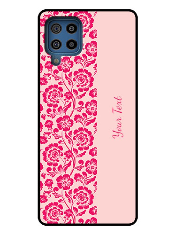 Custom Galaxy M32 4G Prime Edition Custom Metal Phone Case - Attractive Floral Pattern Design