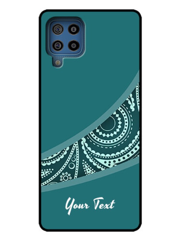Custom Galaxy M32 4G Prime Edition Custom Metal Phone Case - Semi Visible Floral Design