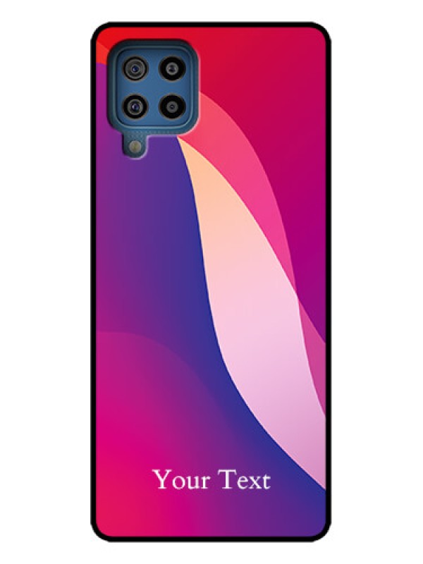 Custom Galaxy M32 4G Prime Edition Custom Metal Phone Case - Digital Abstract Overlap Design