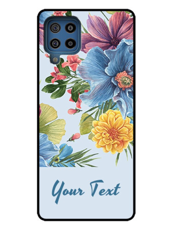 Custom Galaxy M32 4G Prime Edition Custom Metal Phone Case - Stunning Watercolored Flowers Painting Design