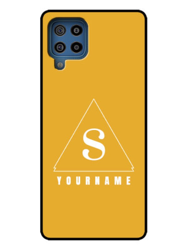 Custom Galaxy M32 4G Prime Edition Custom Metal Phone Case - Simple Triangle Design