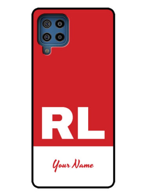 Custom Galaxy M32 4G Prime Edition Custom Metal Phone Case - Dual Tone Custom Text Design