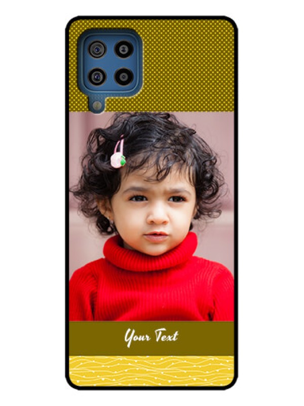 Custom Galaxy M32 4G Custom Metal Phone Case - Simple Green Color Design