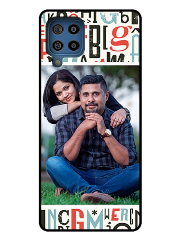 Custom Galaxy M32 4G Custom Metal Phone Case - Alphabet Design