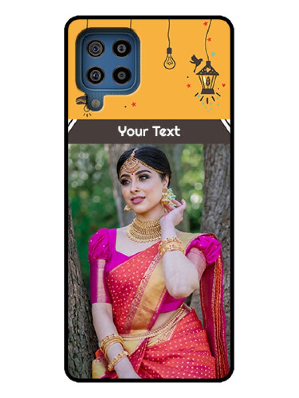 Custom Galaxy M32 4G Custom Metal Phone Case - With Family Picture And Icons