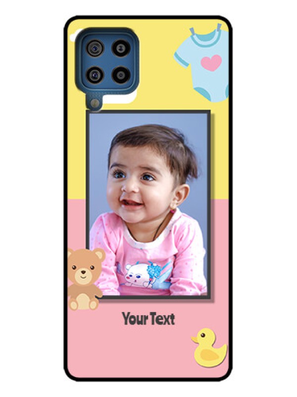 Custom Galaxy M32 4G Custom Metal Phone Case - Kids 2 Color Design