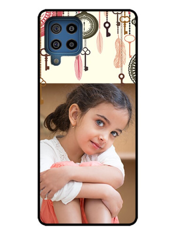 Custom Galaxy M32 4G Custom Metal Phone Case - Boho Style Design