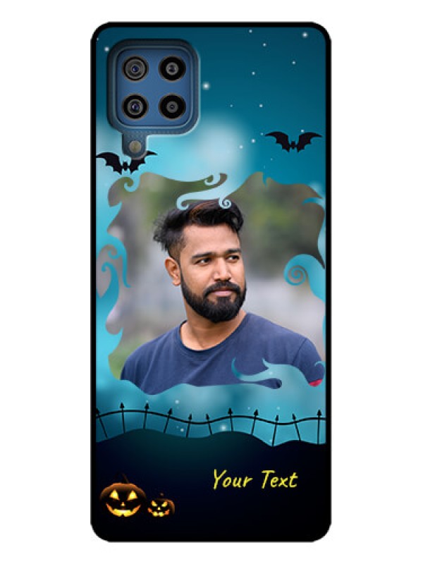 Custom Galaxy M32 4G Custom Metal Phone Case - Halloween Frame Design