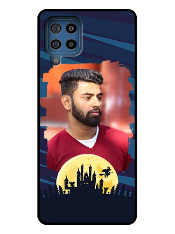 Custom Galaxy M32 4G Custom Metal Phone Case - Halloween Witch Design