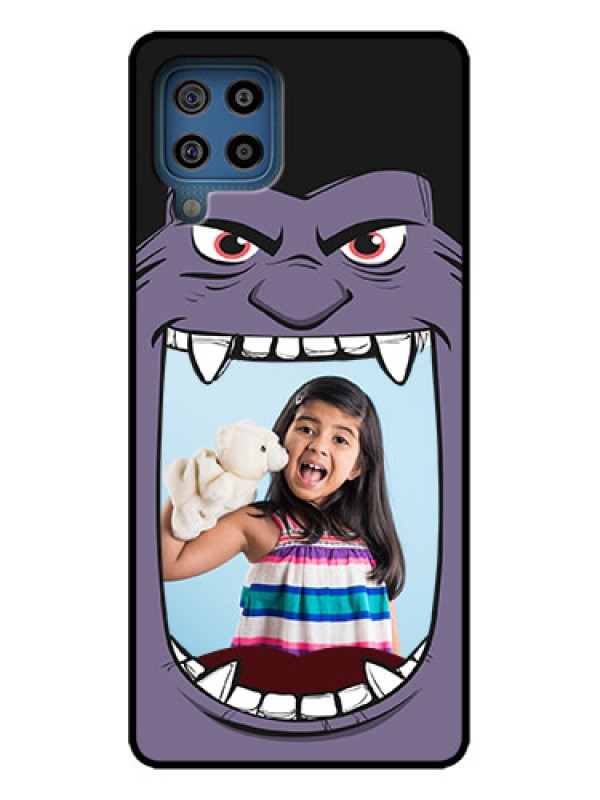 Custom Galaxy M32 4G Custom Metal Phone Case - Angry Monster Design