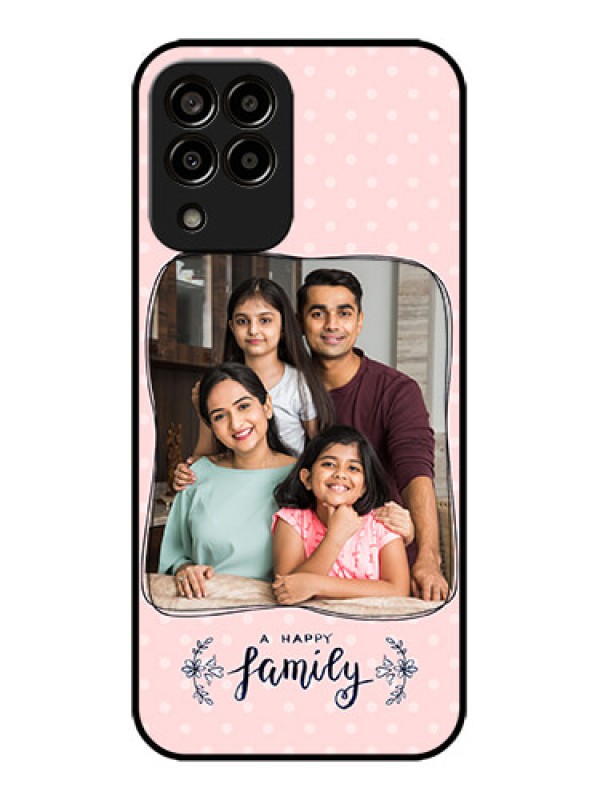 Custom Galaxy M33 5G Custom Metal Phone CaseFamily With Dots Design