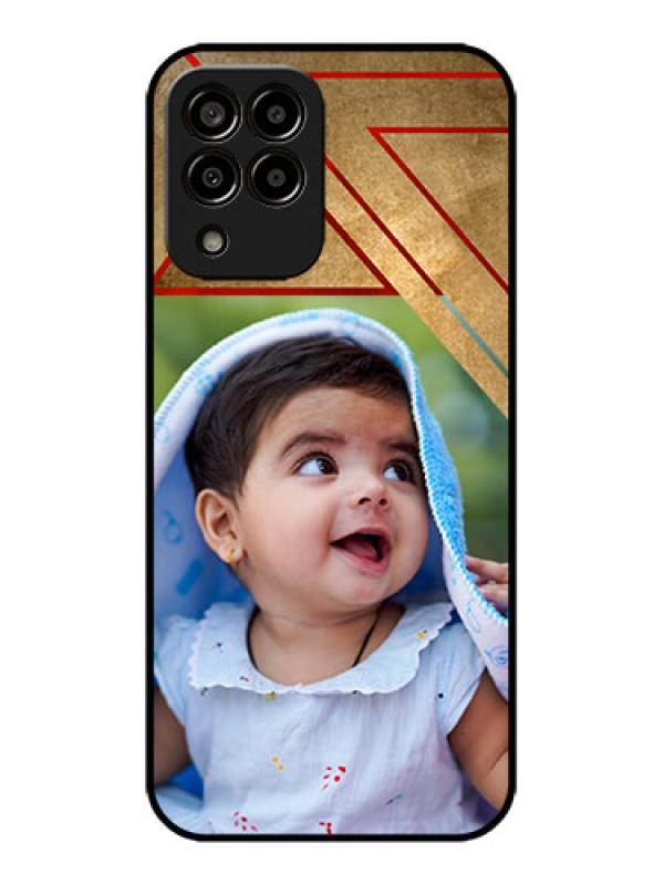 Custom Galaxy M33 5G Custom Metal Phone CaseGradient Abstract Texture Design