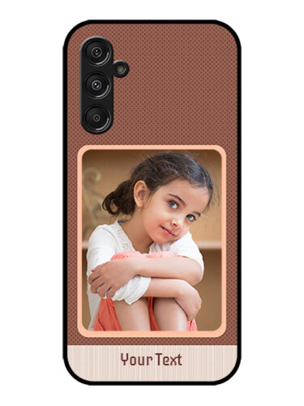 Custom Galaxy M34 5G Custom Metal Phone CaseSimple Pic Upload Design