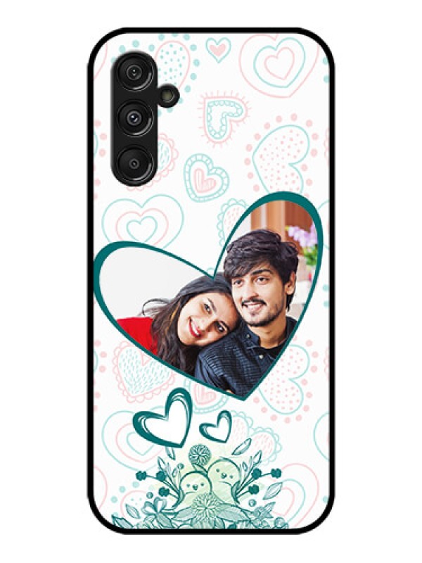 Custom Galaxy M34 5G Custom Metal Phone CasePremium Couple Design
