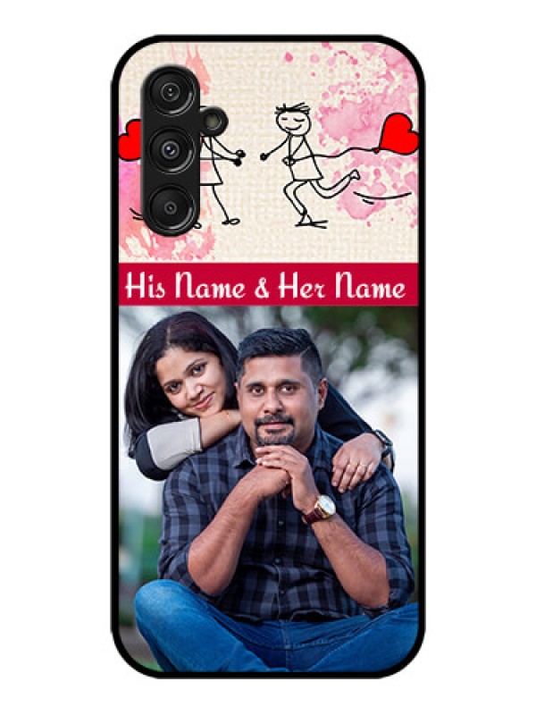 Custom Galaxy M34 5G Custom Metal Phone CaseYou And Me Case Design