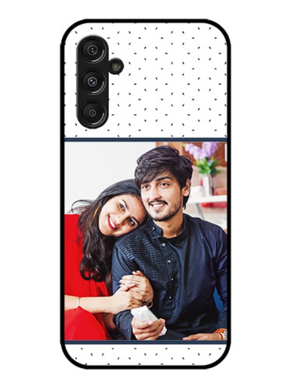 Custom Galaxy M34 5G Custom Metal Phone CasePremium Dot Design