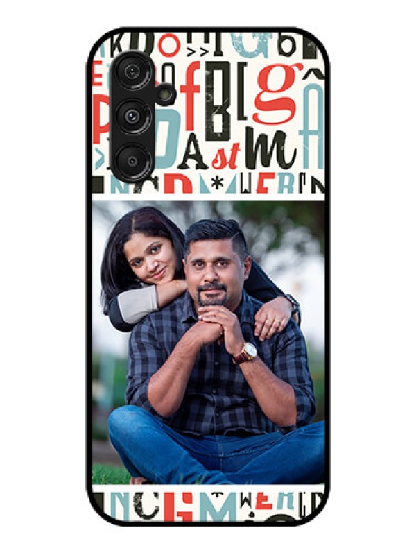 Custom Galaxy M34 5G Custom Metal Phone CaseAlphabet Design